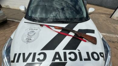 PCGO prende homem por posse ilegal de arma de fogo em propriedade rural de Crixás