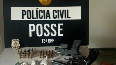 PCGO prende investigado por tráfico de drogas e posse ilegal de arma de fogo de uso restrito