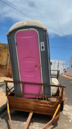 PCGO recupera banheiro químico furtado e apura possível esquema de desvios em eventos