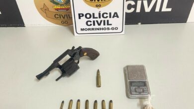Polícia Civil prende homem por tráfico de drogas, porte ilegal de arma de fogo, posse de munição e ameaça