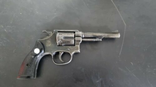 PCGO apreende arma e munições usadas por agressor que fez disparos contra portão da casa de ex companheira, em Luziânia