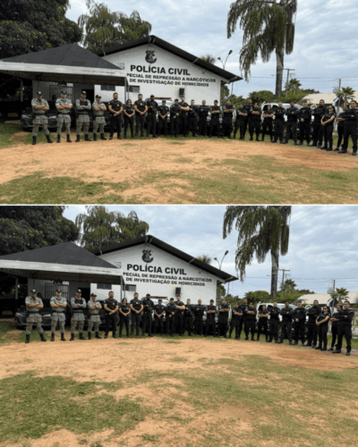 PCGO deflagra Operação “Retomada” e apreende drogas, veículos e objetos ilícitos em Colinas do Sul