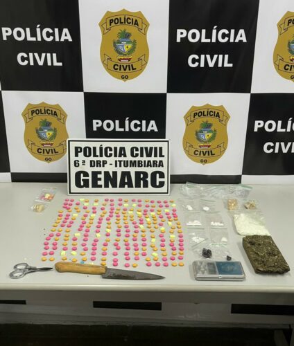 PCGO prende homem que abastecia festas com drogas sintéticas em Itumbiara