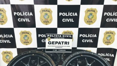 PCGO recupera rodas furtadas avaliadas em R$ 10 mil em Itumbiara