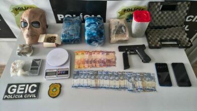 PCGO e PMGO prendem em flagrante homem por tráfico de droga em São Luís de Montes Belos