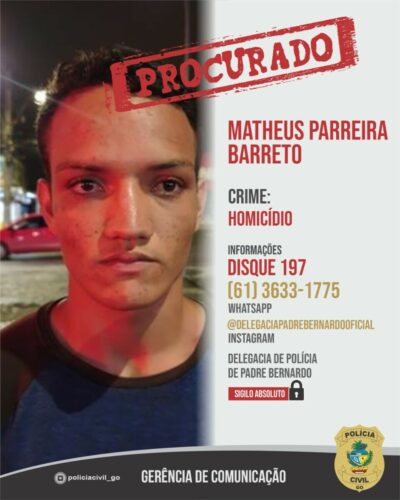 PCGO prende dois investigados por homicídio ocorrido em estabelecimento comercial de Padre Bernardo