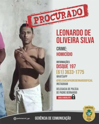 PCGO prende dois investigados por homicídio ocorrido em estabelecimento comercial de Padre Bernardo