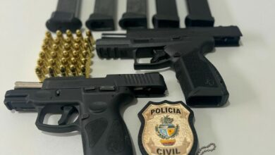 PCGO prende investigado por posse ilegal de armas e cumpre mandado de busca em Pires do Rio