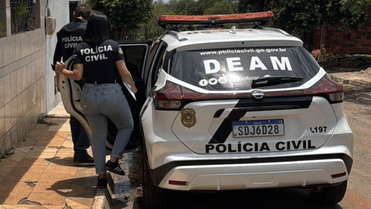 PCGO prende homem em flagrante por agressão, injúria e dano no âmbito familiar em Planaltina