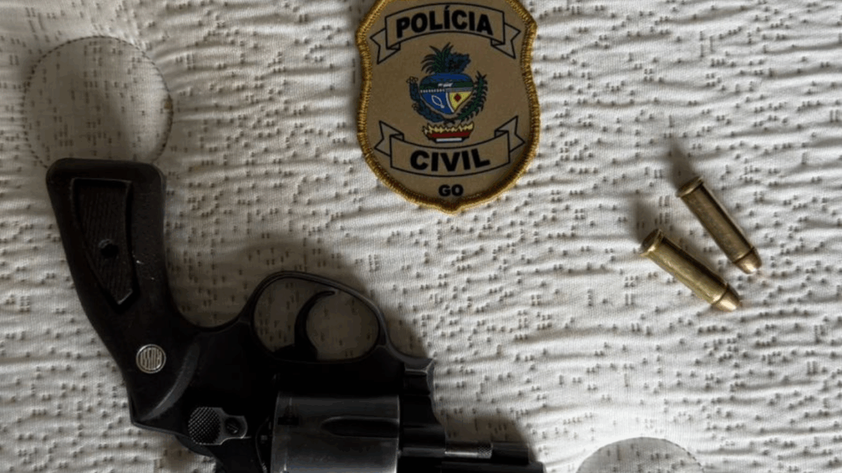 PCGO prende homem por posse ilegal de arma de fogo no contexto de violência doméstica em Novo Gama